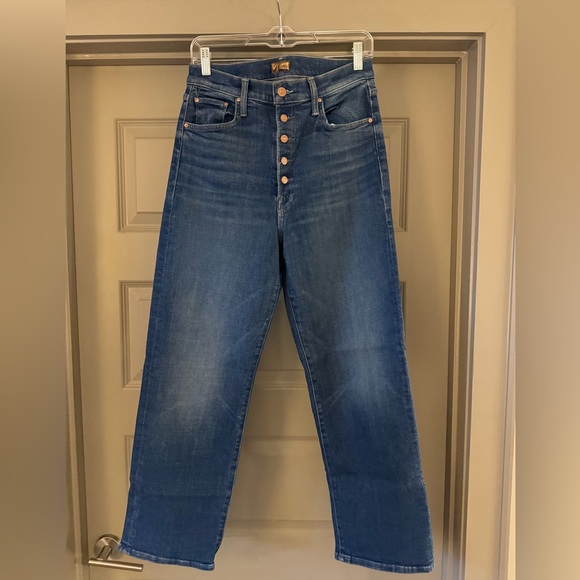 MOTHER Pixie Rambler Ankle in Briefly Gorgeous Wash - Picture 4 of 8